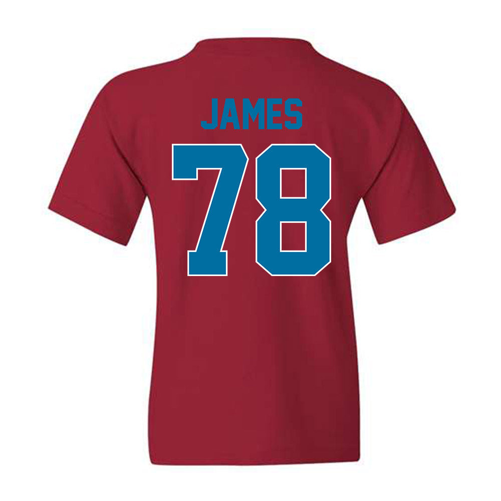 Ole Miss - NCAA Football : Jeremy James - Youth T-Shirt