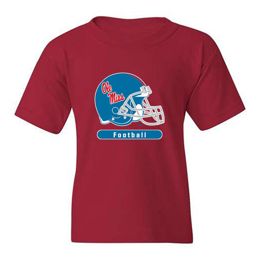 Ole Miss - NCAA Football : Andy Jaffe - Youth T-Shirt-0