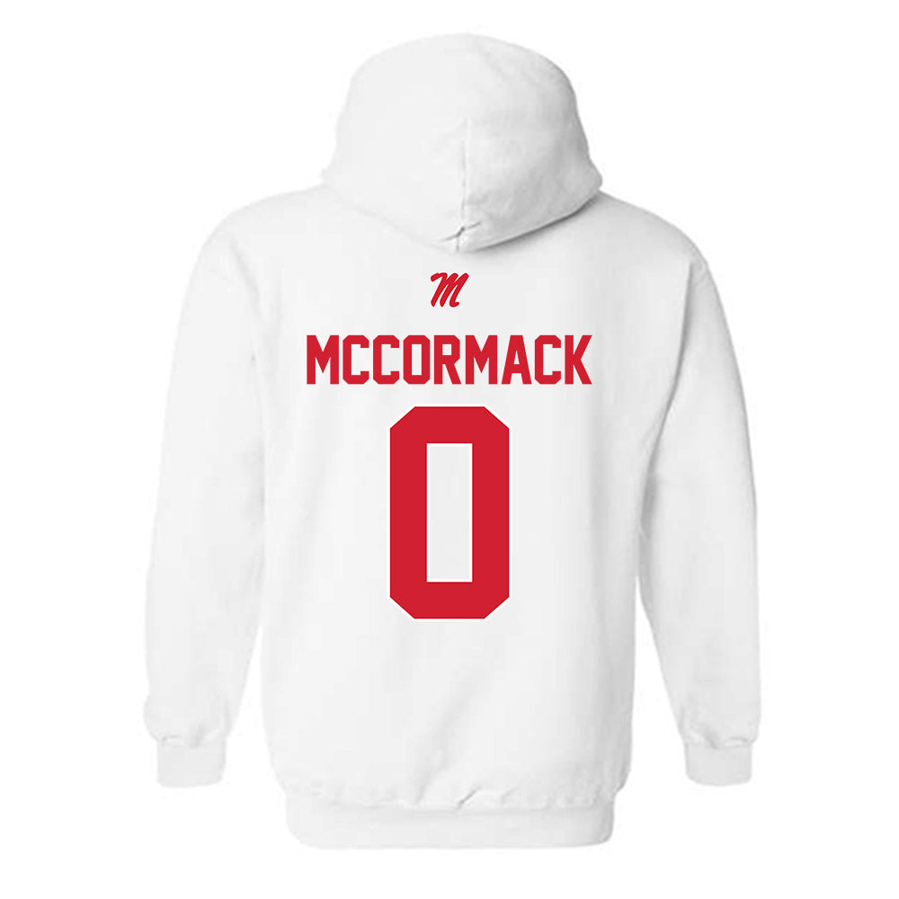 Ole Miss - NCAA Baseball : Brady McCormack - Hooded Sweatshirt-1