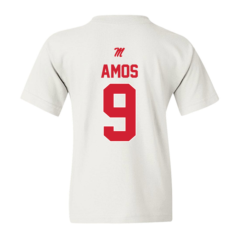 Ole Miss - NCAA Football : Tre Amos - Youth T-Shirt-1