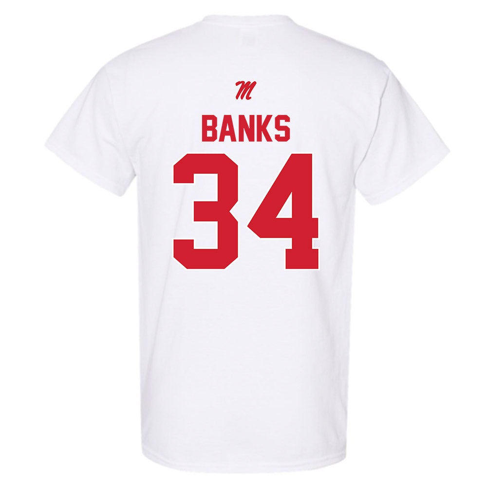 Ole Miss - NCAA Football : Tyler Banks - T-Shirt