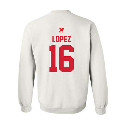 Ole Miss - NCAA Softball : Brianna Lopez - Crewneck Sweatshirt