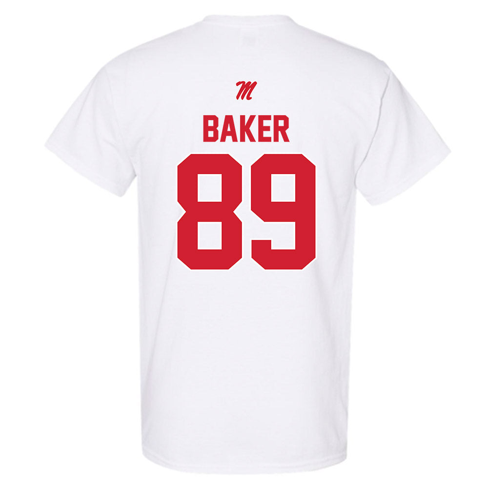 Ole Miss - NCAA Football : Mikey Baker - T-Shirt-1