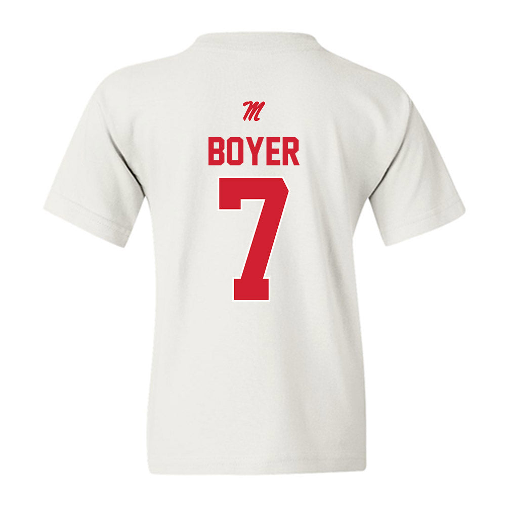 Ole Miss - NCAA Softball : Emilee Boyer - Youth T-Shirt-1