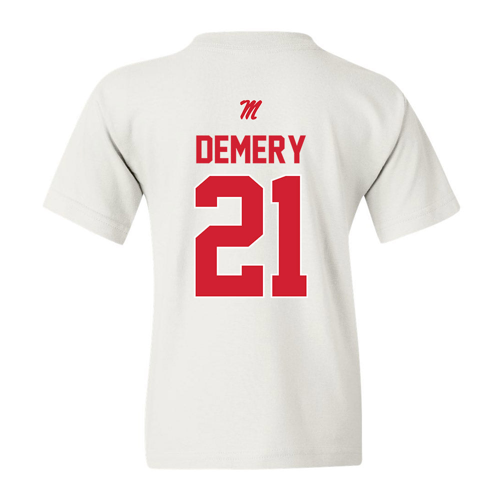 Ole Miss - NCAA Football : Daniel Demery - Youth T-Shirt