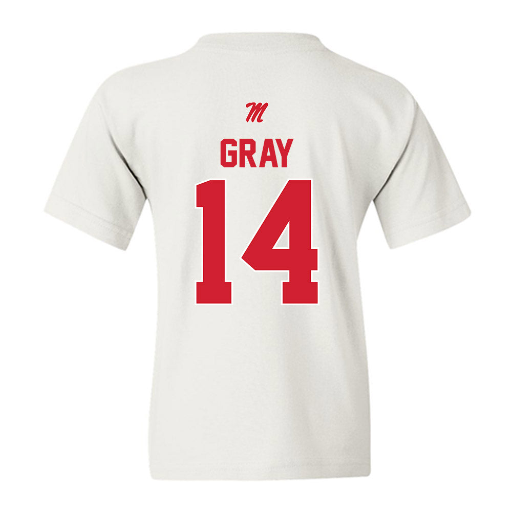 Ole Miss - NCAA Women's Soccer : Isabella Gray - Youth T-Shirt-1