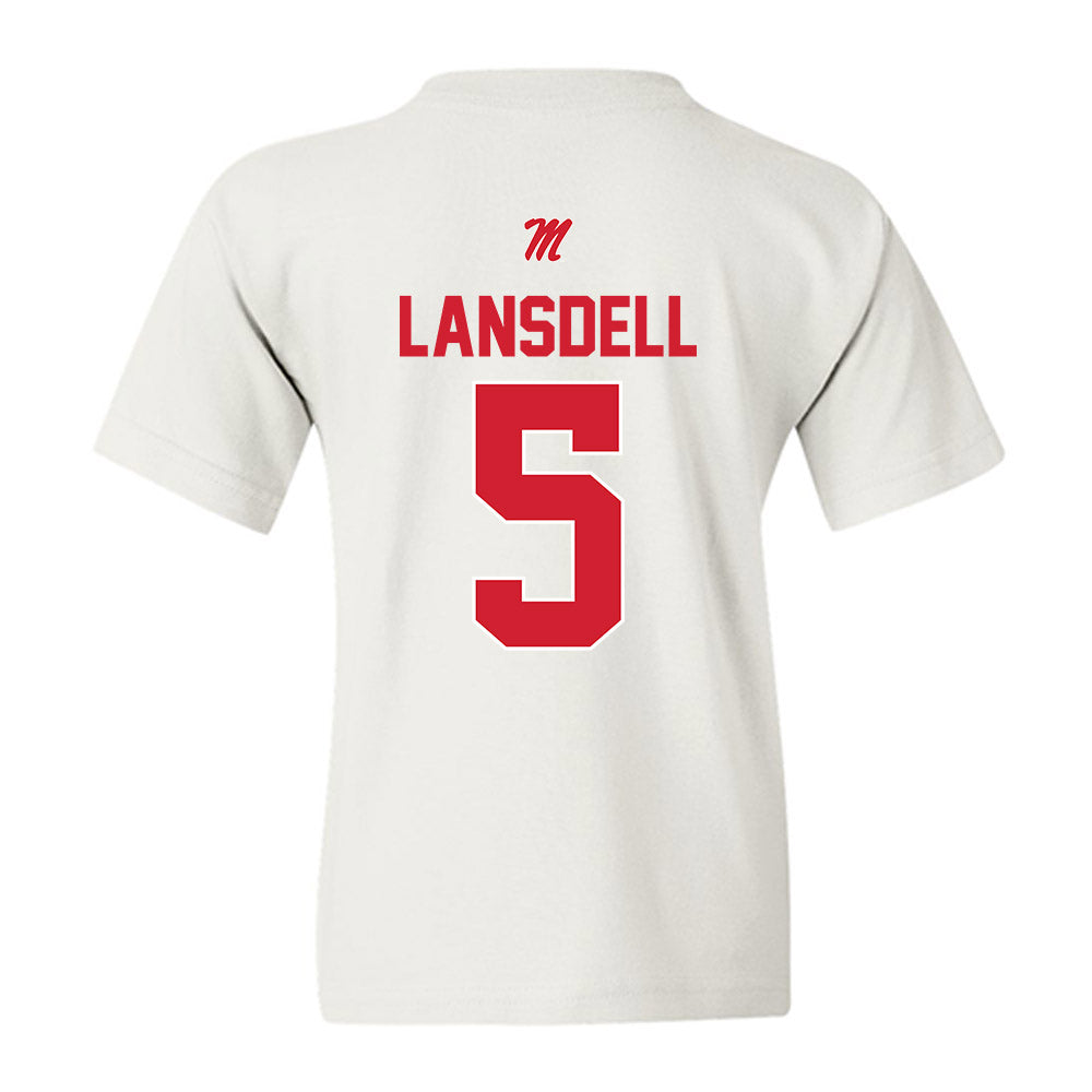 Ole Miss - NCAA Softball : Ashton Lansdell - Youth T-Shirt-1