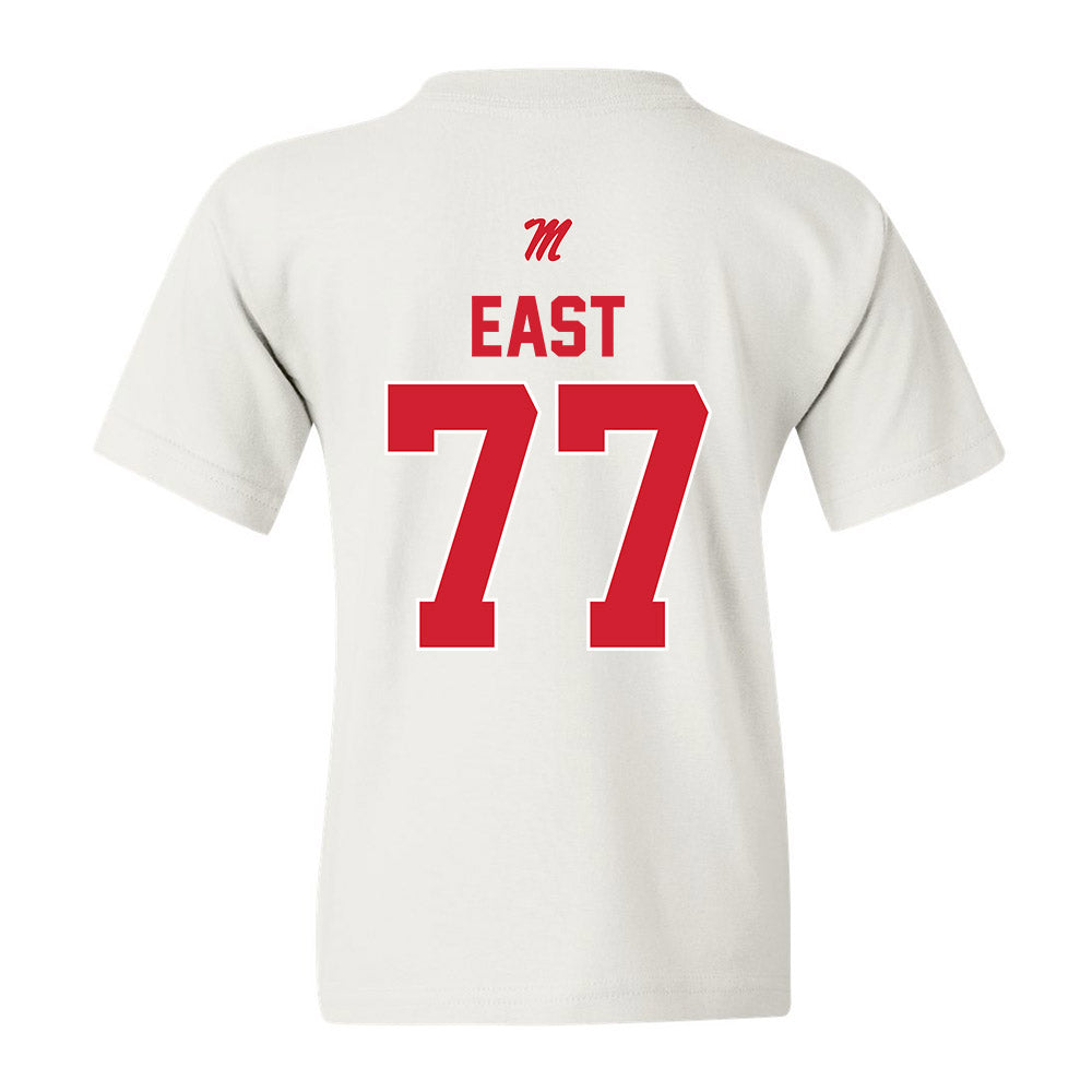 Ole Miss - NCAA Football : Cam East - Youth T-Shirt