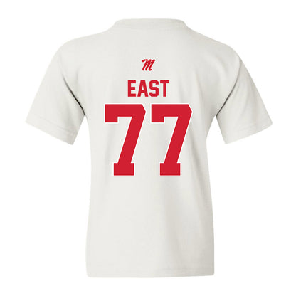 Ole Miss - NCAA Football : Cam East - Youth T-Shirt