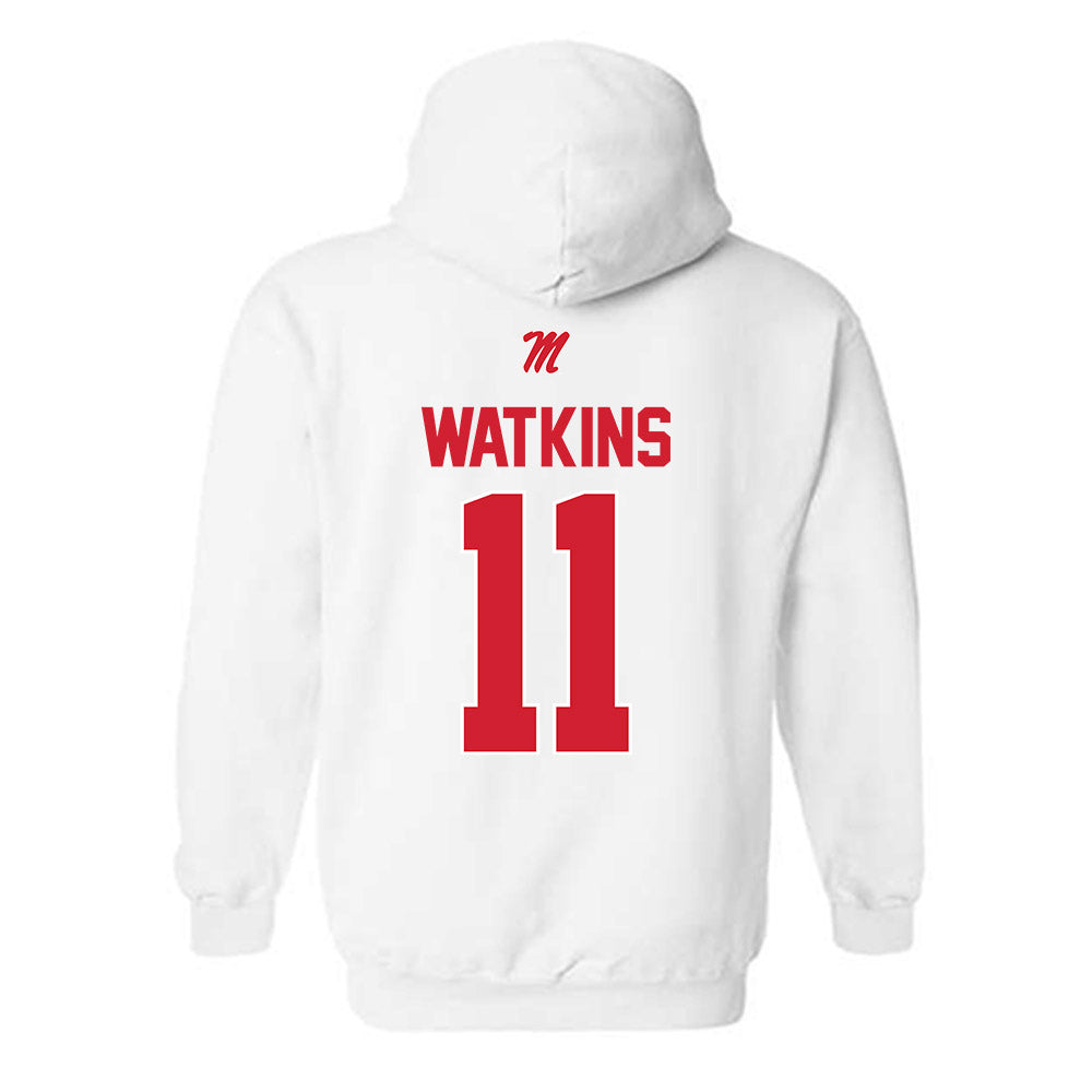 Ole Miss - NCAA Football : Jordan Watkins - Hooded Sweatshirt