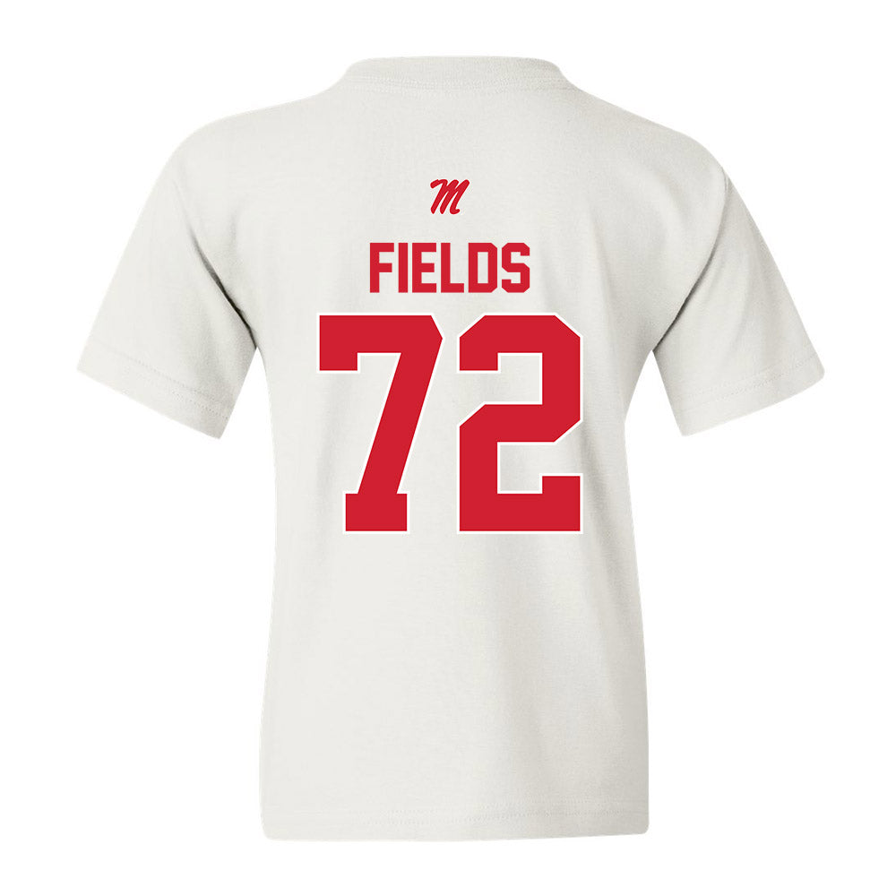 Ole Miss - NCAA Football : Ethan Fields - Youth T-Shirt