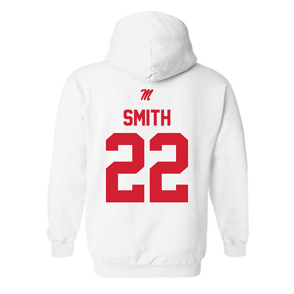 Ole Miss - NCAA Men's Basketball : Max Smith - Hooded Sweatshirt-1