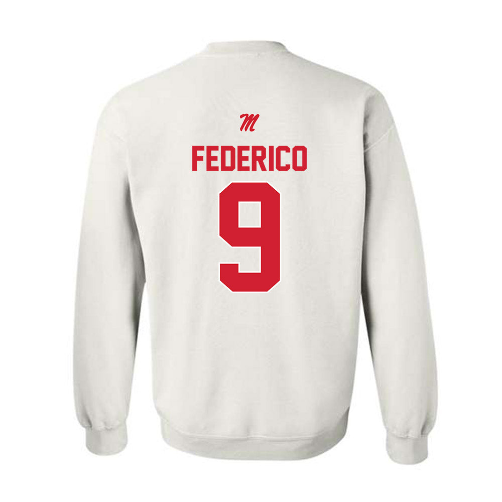 Ole Miss - NCAA Baseball : Hayden Federico - Crewneck Sweatshirt-1