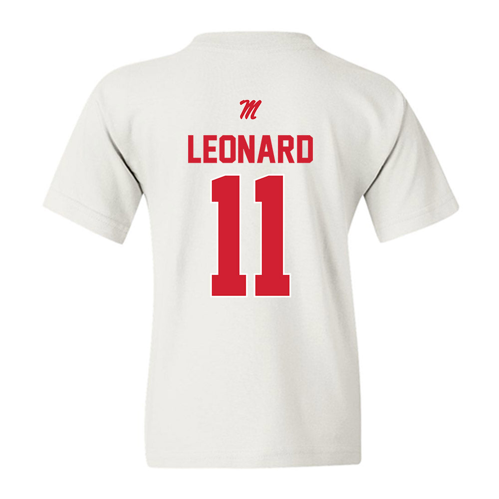 Ole Miss - NCAA Women's Soccer : Bella Leonard - Youth T-Shirt-1