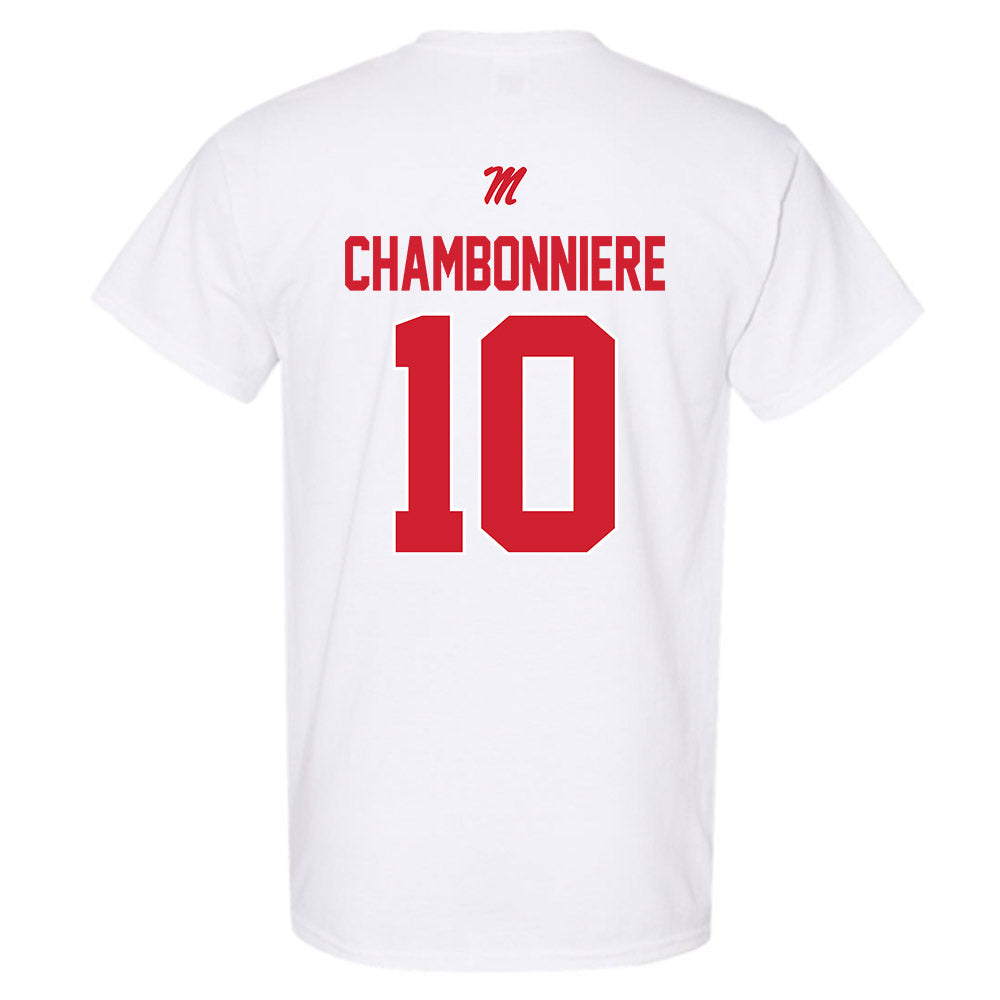 Ole Miss - NCAA Men's Tennis : Matthieu Chambonniere - T-Shirt-1