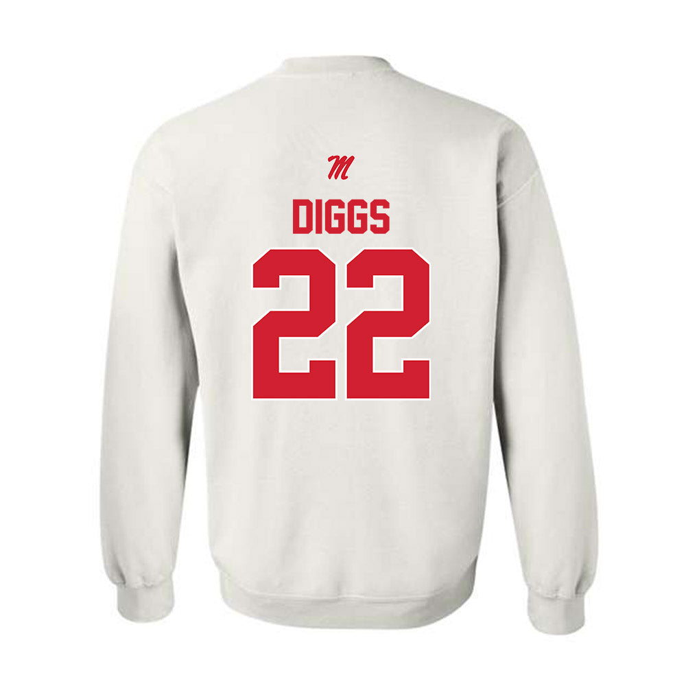 Ole Miss - NCAA Football : Logan Diggs - Crewneck Sweatshirt-1