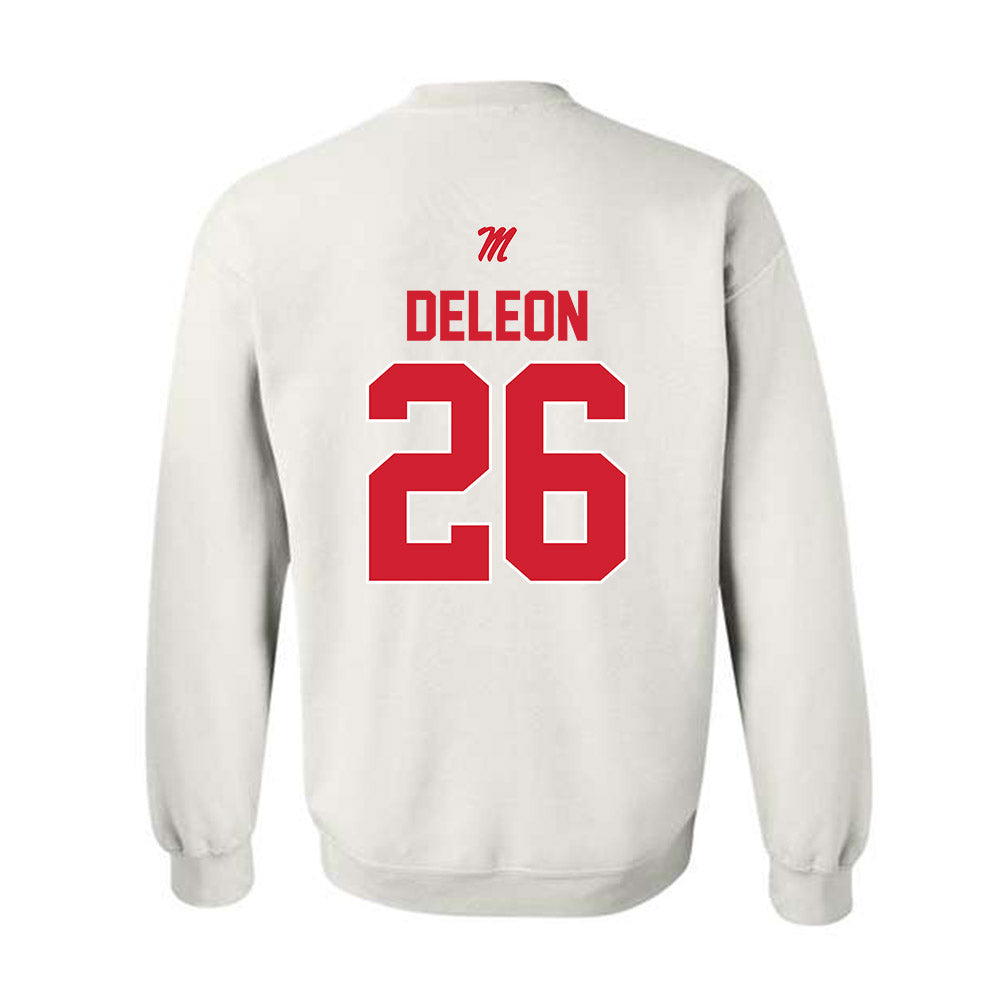 Ole Miss - NCAA Softball : Angelina DeLeon - Crewneck Sweatshirt