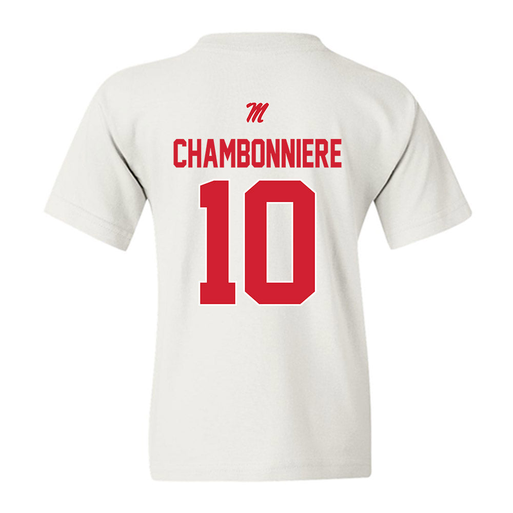 Ole Miss - NCAA Men's Tennis : Matthieu Chambonniere - Youth T-Shirt-1