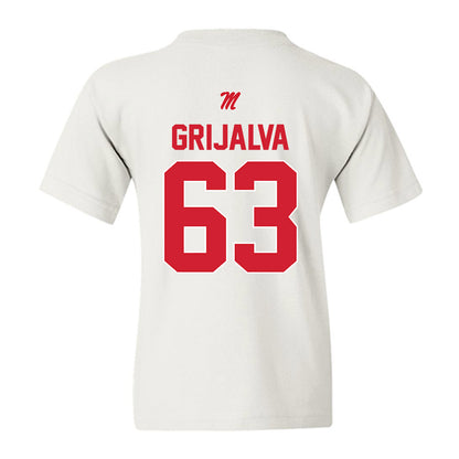 Ole Miss - NCAA Football : Alec Grijalva - Youth T-Shirt-1