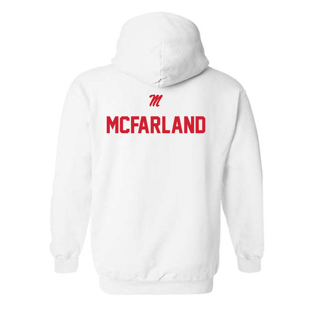 Ole Miss - NCAA Women's Track & Field : Katie McFarland - Hooded Sweatshirt-1
