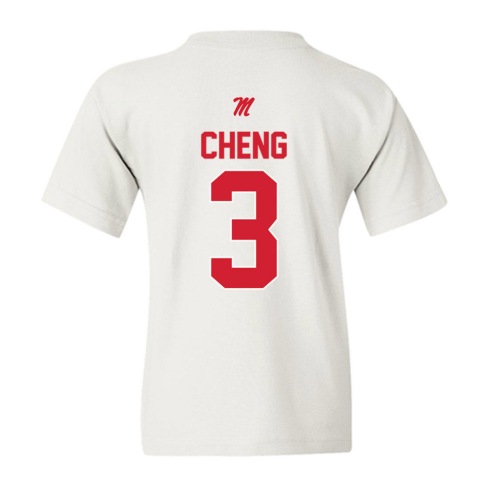 Ole Miss - NCAA Baseball : Luke Cheng - Youth T-Shirt-1