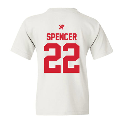 Ole Miss - NCAA Baseball : Connor Spencer - Youth T-Shirt-1