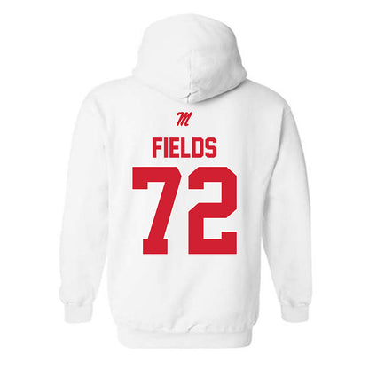 Ole Miss - NCAA Football : Ethan Fields - Hooded Sweatshirt-1