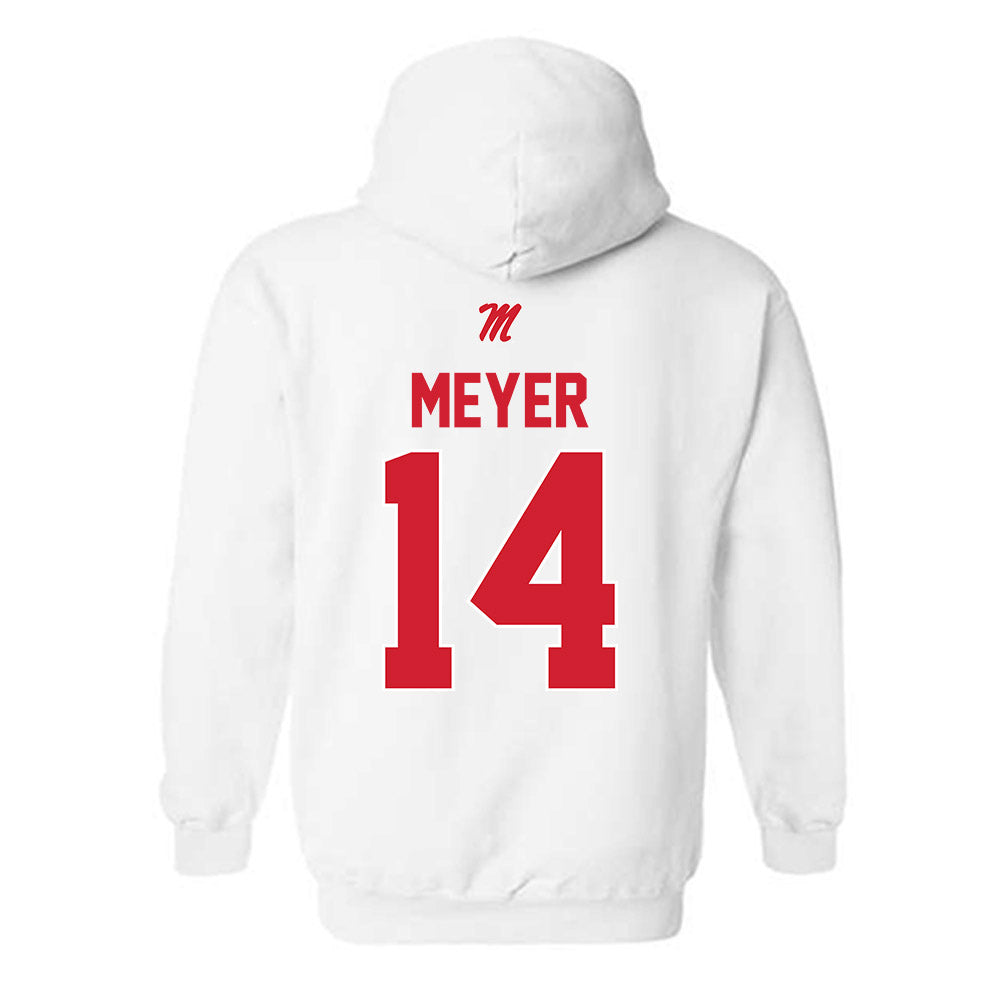 Ole Miss - NCAA Women's Volleyball : Shayla Meyer - Hooded Sweatshirt-1