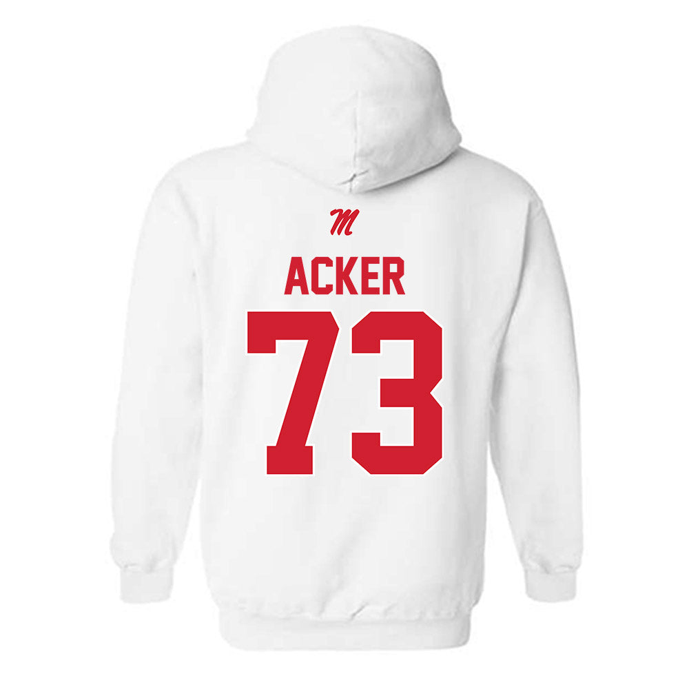 Ole Miss - NCAA Football : Eli Acker - Hooded Sweatshirt