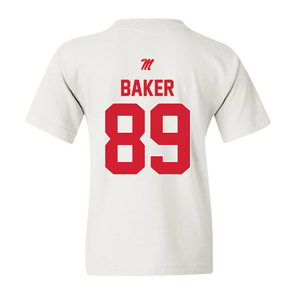 Ole Miss - NCAA Football : Mikey Baker - Youth T-Shirt-1