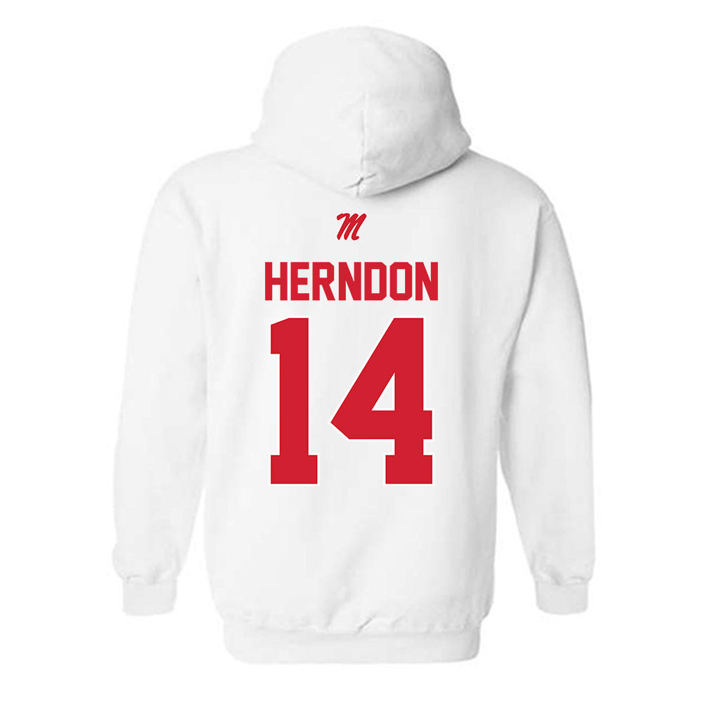 Ole Miss - NCAA Softball : Abby Herndon - Hooded Sweatshirt-1