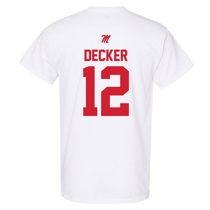Ole Miss - NCAA Baseball : Dominic Decker - T-Shirt-1
