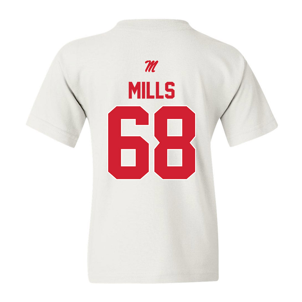 Ole Miss - NCAA Football : Jack Mills - Youth T-Shirt