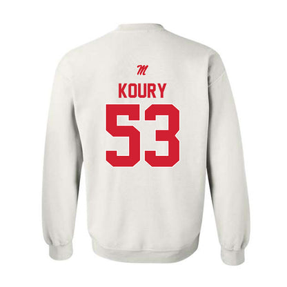 Ole Miss - NCAA Football : Joe Koury - Crewneck Sweatshirt-1