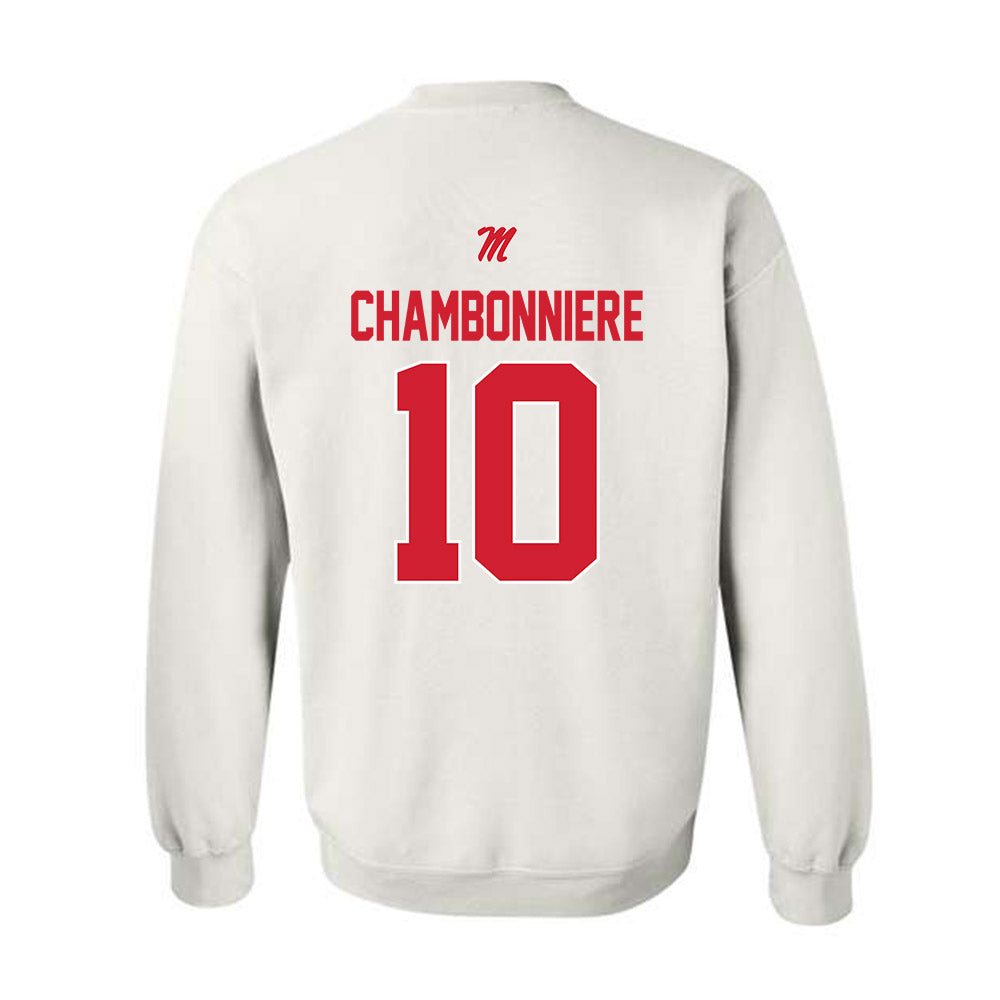 Ole Miss - NCAA Men's Tennis : Matthieu Chambonniere - Crewneck Sweatshirt-1