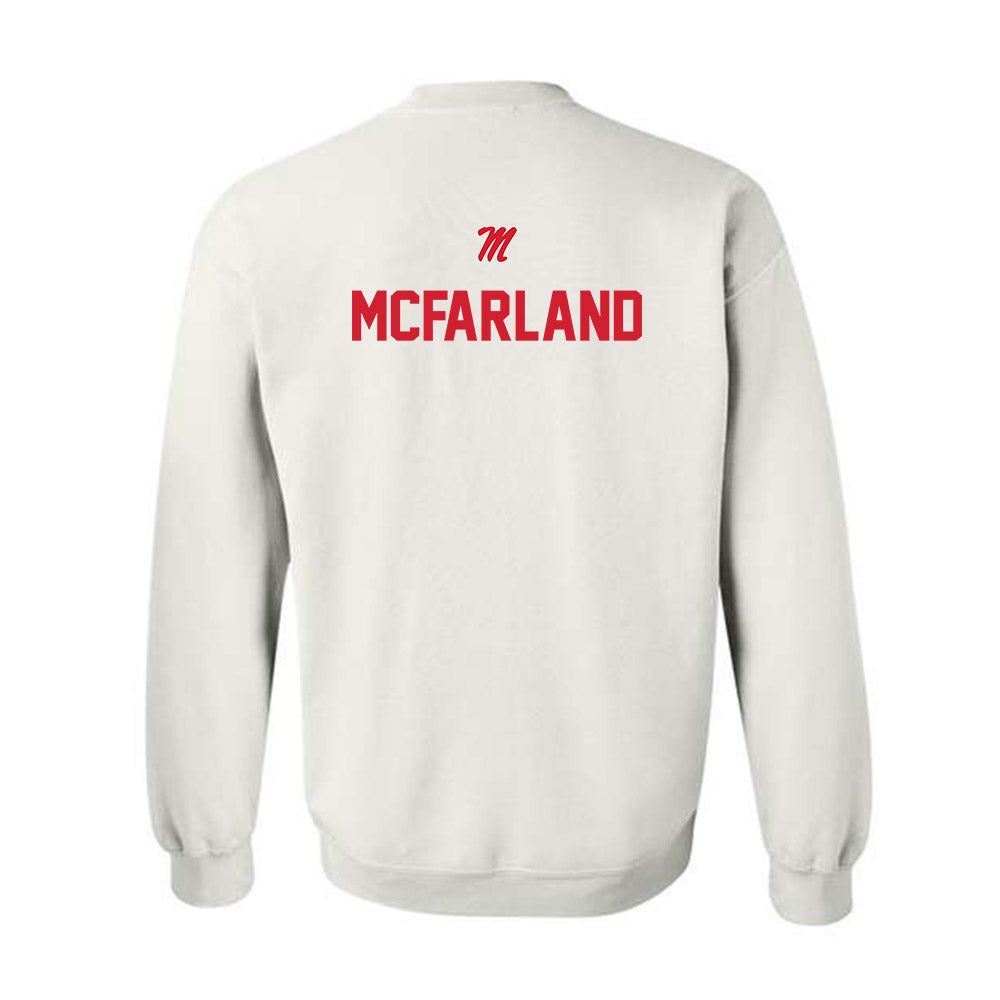 Ole Miss - NCAA Women's Track & Field : Katie McFarland - Crewneck Sweatshirt-1