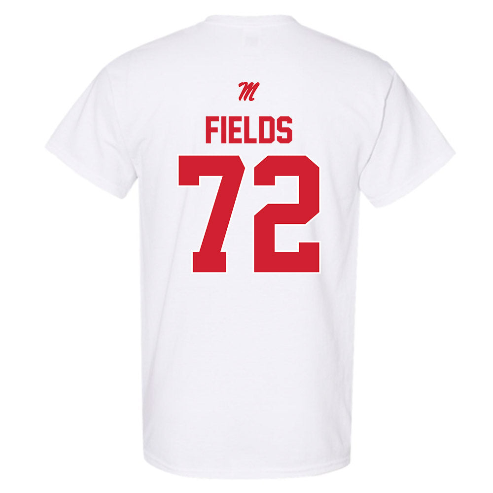 Ole Miss - NCAA Football : Ethan Fields - T-Shirt