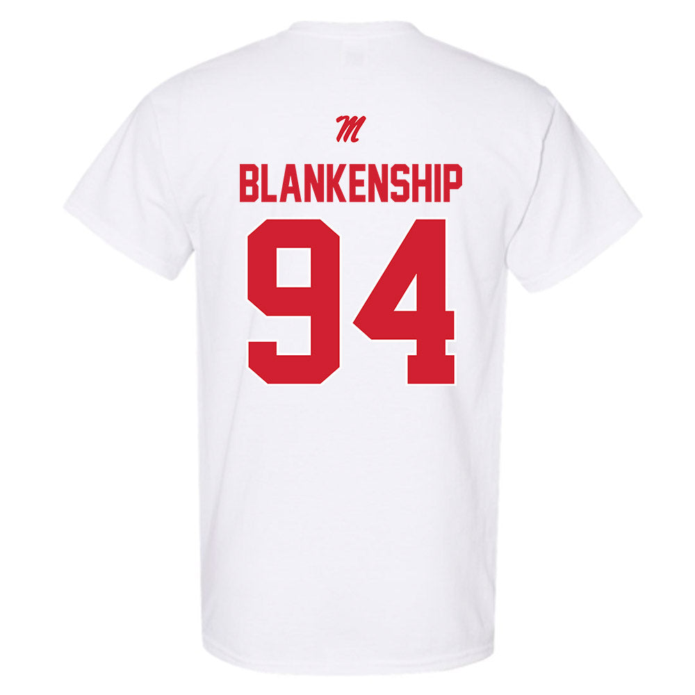 Ole Miss - NCAA Football : Caleb Blankenship - T-Shirt-1