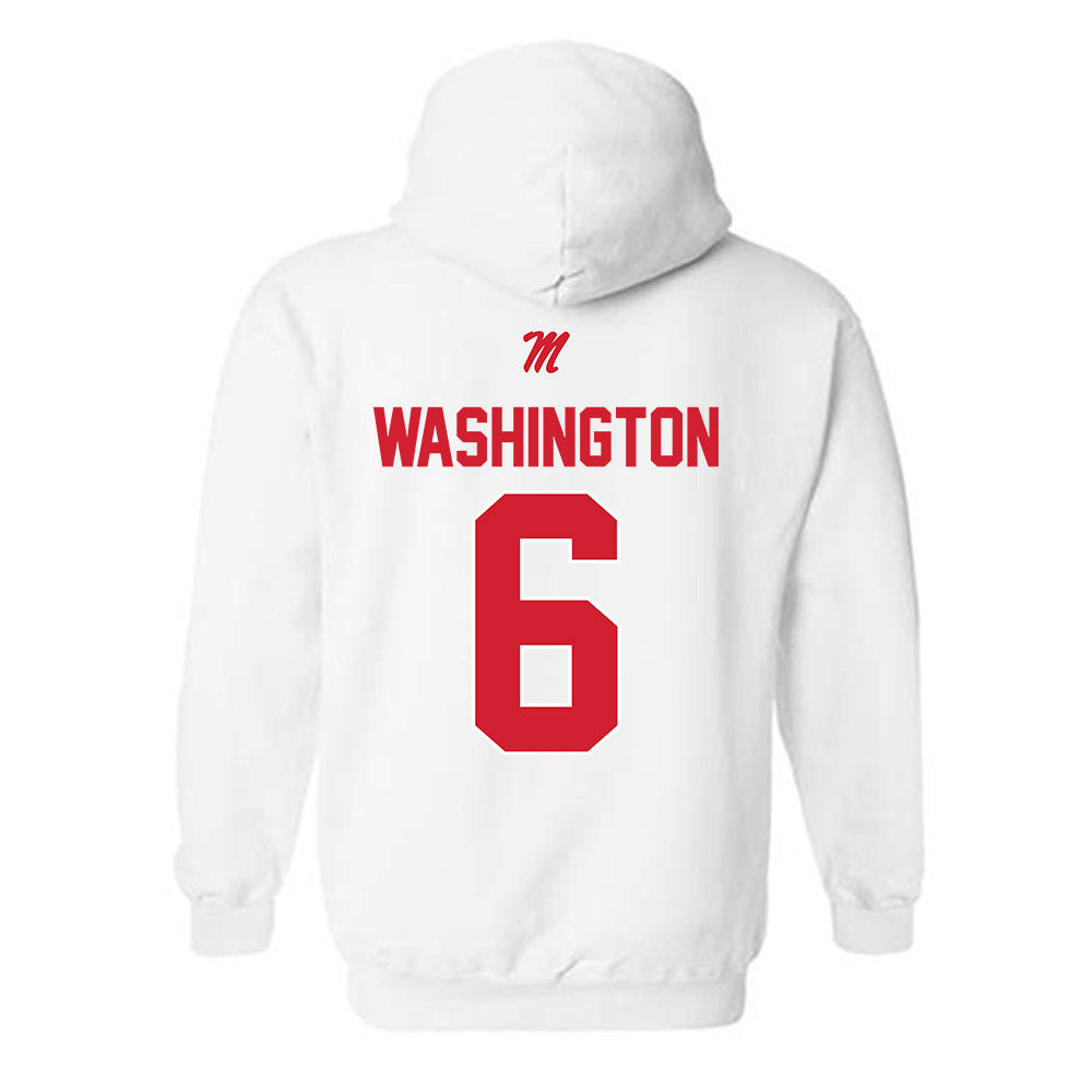 Ole Miss - NCAA Women's Volleyball : Nia Washington - Hooded Sweatshirt-1