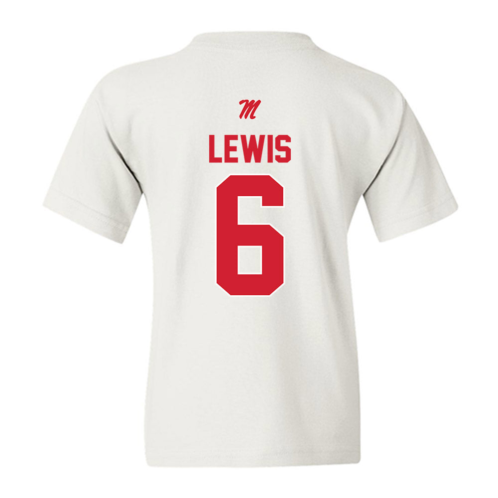 Ole Miss - NCAA Women's Volleyball : Aniya Lewis - Youth T-Shirt-1