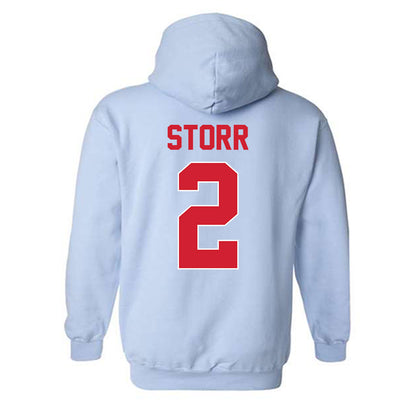Ole Miss - NCAA Men's Basketball : AJ Storr - Hooded Sweatshirt-1