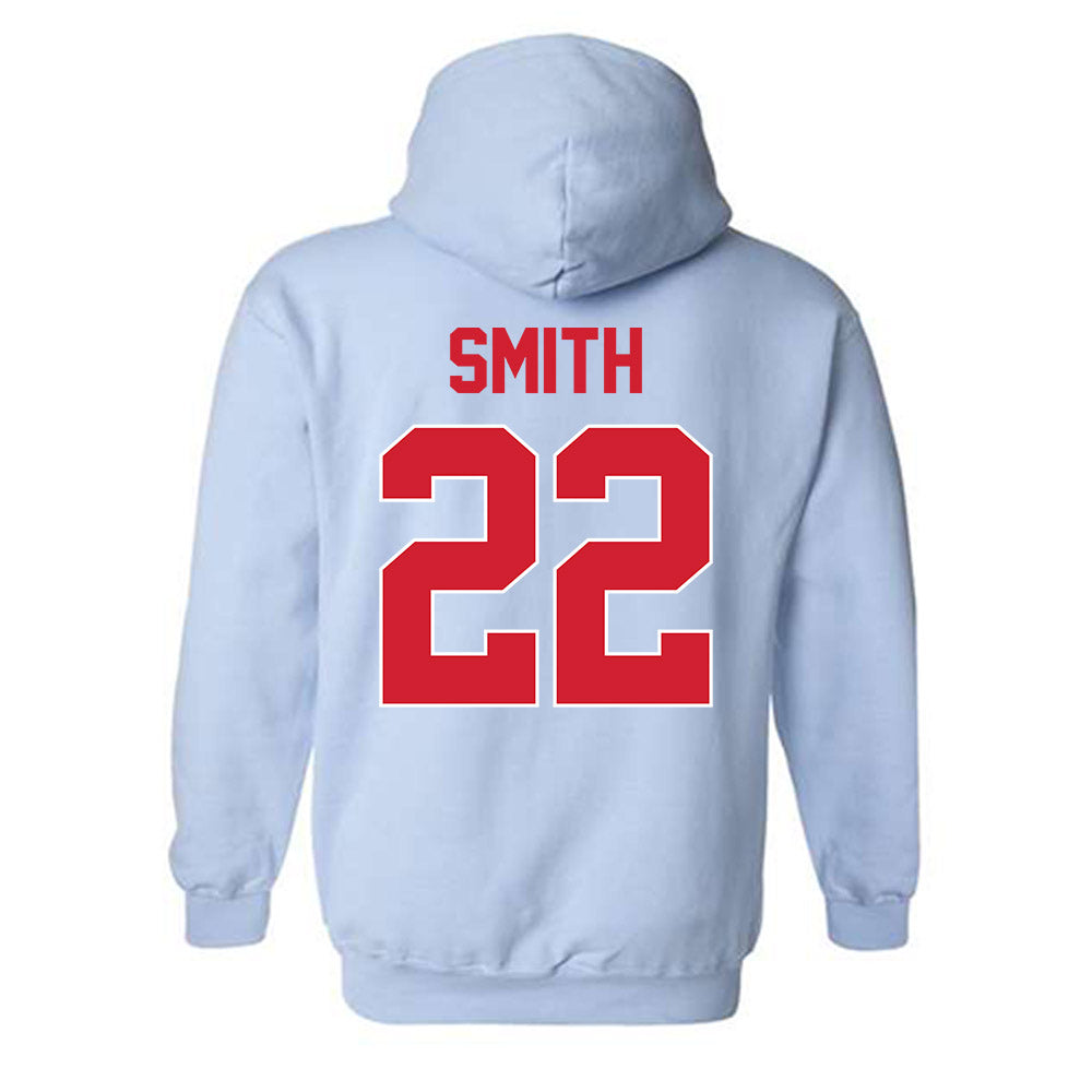 Ole Miss - NCAA Men's Basketball : Max Smith - Hooded Sweatshirt-1