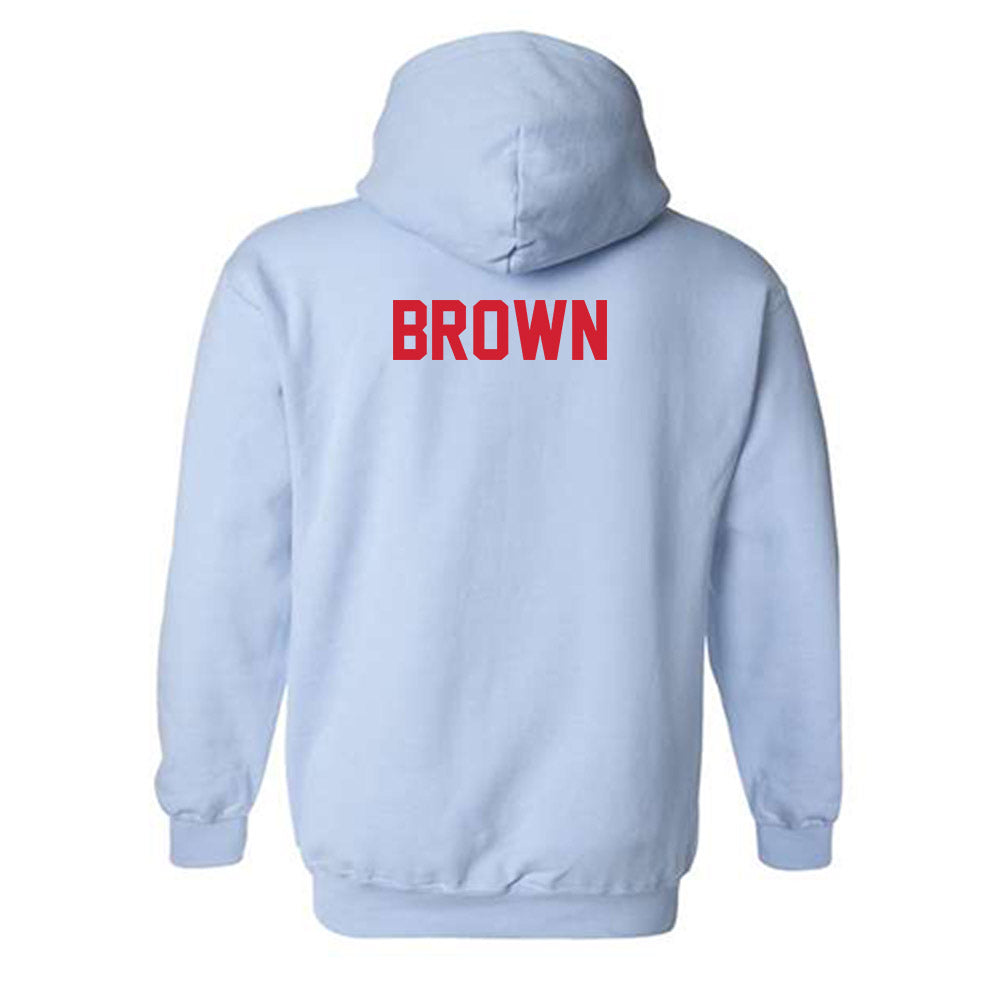 Ole Miss - NCAA Women's Track & Field : Natalie Brown - Hooded Sweatshirt-1