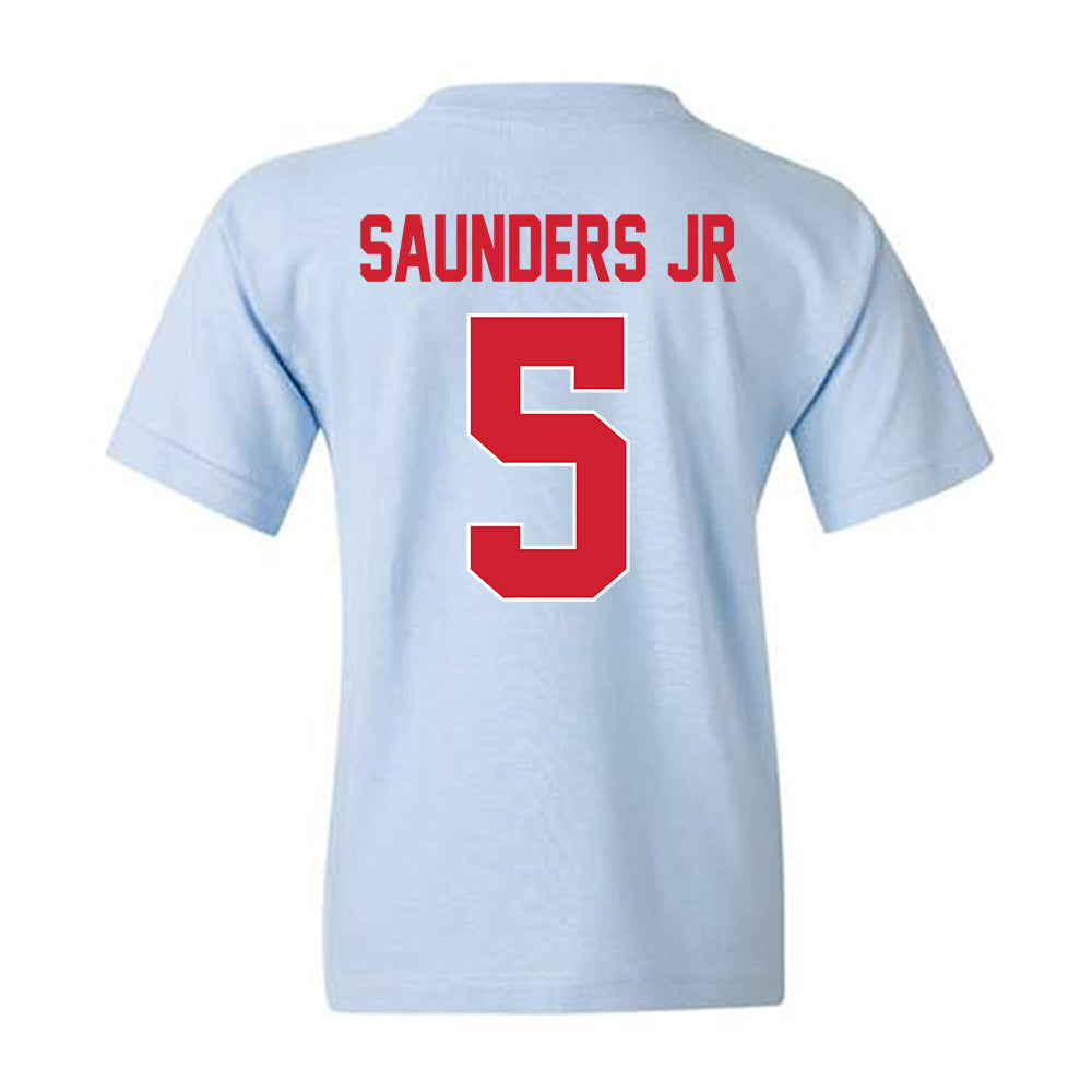 Ole Miss - NCAA Football : John Saunders Jr - Youth T-Shirt-1