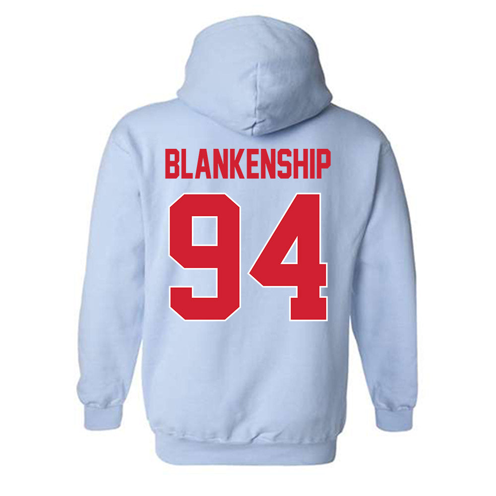 Ole Miss - NCAA Football : Caleb Blankenship - Hooded Sweatshirt-1