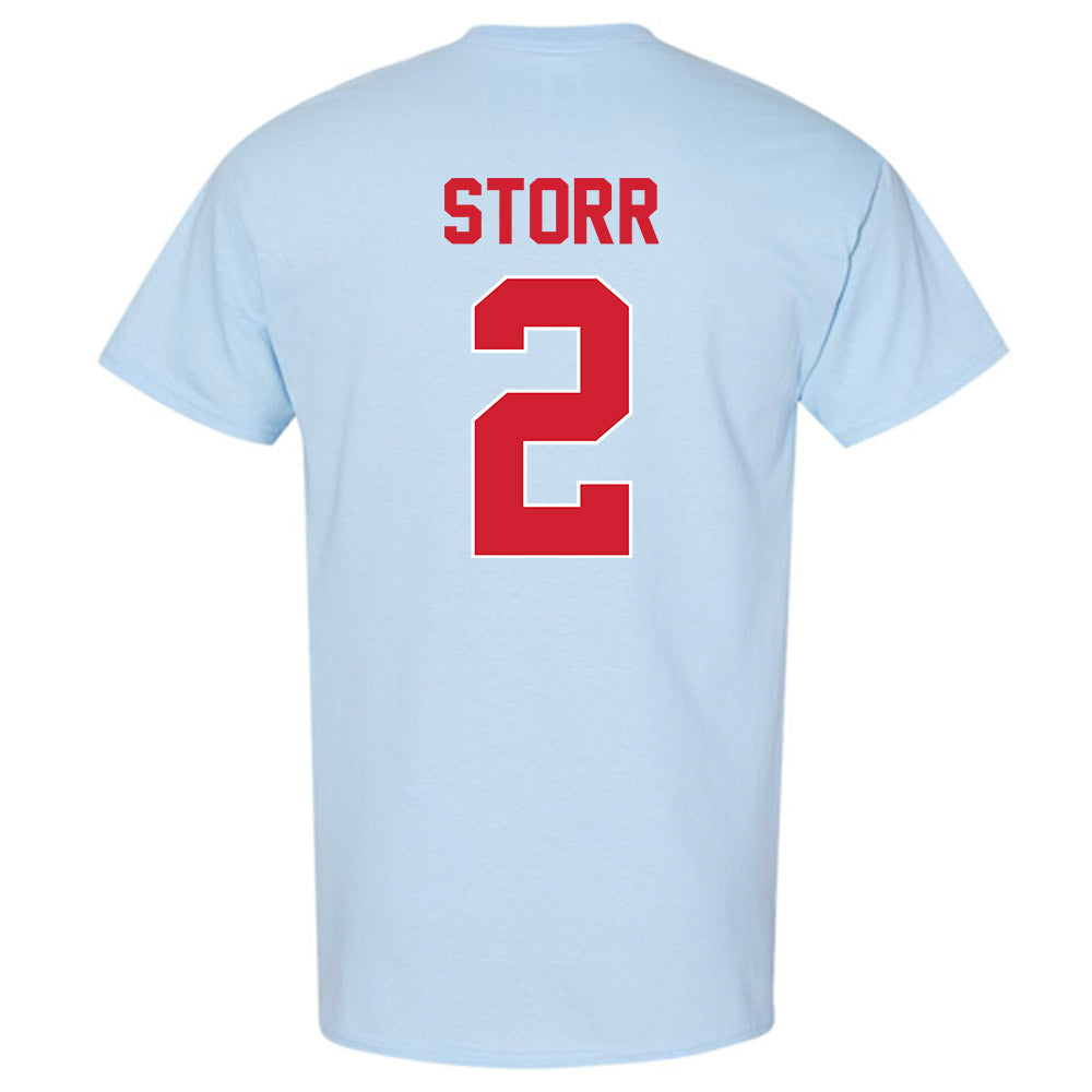 Ole Miss - NCAA Men's Basketball : AJ Storr - T-Shirt-1