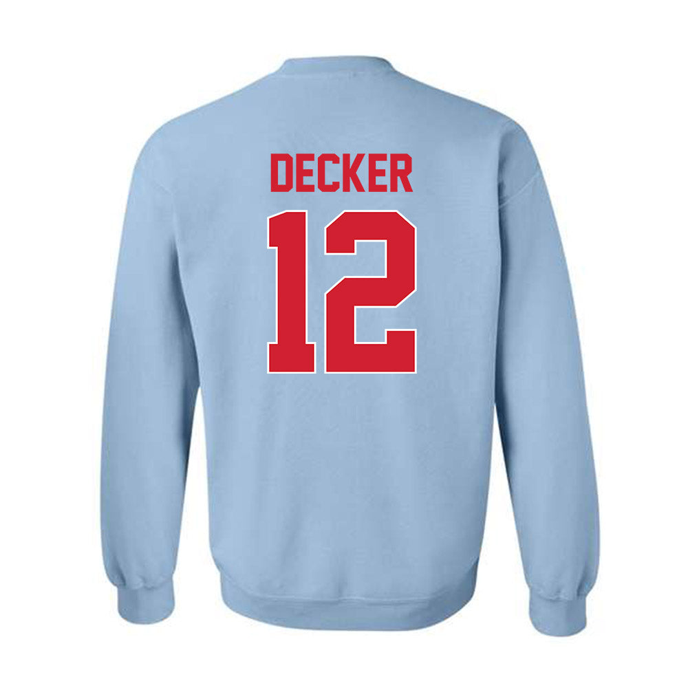 Ole Miss - NCAA Baseball : Dominic Decker - Crewneck Sweatshirt-1