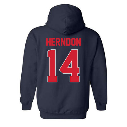 Ole Miss - NCAA Softball : Abby Herndon - Hooded Sweatshirt-1