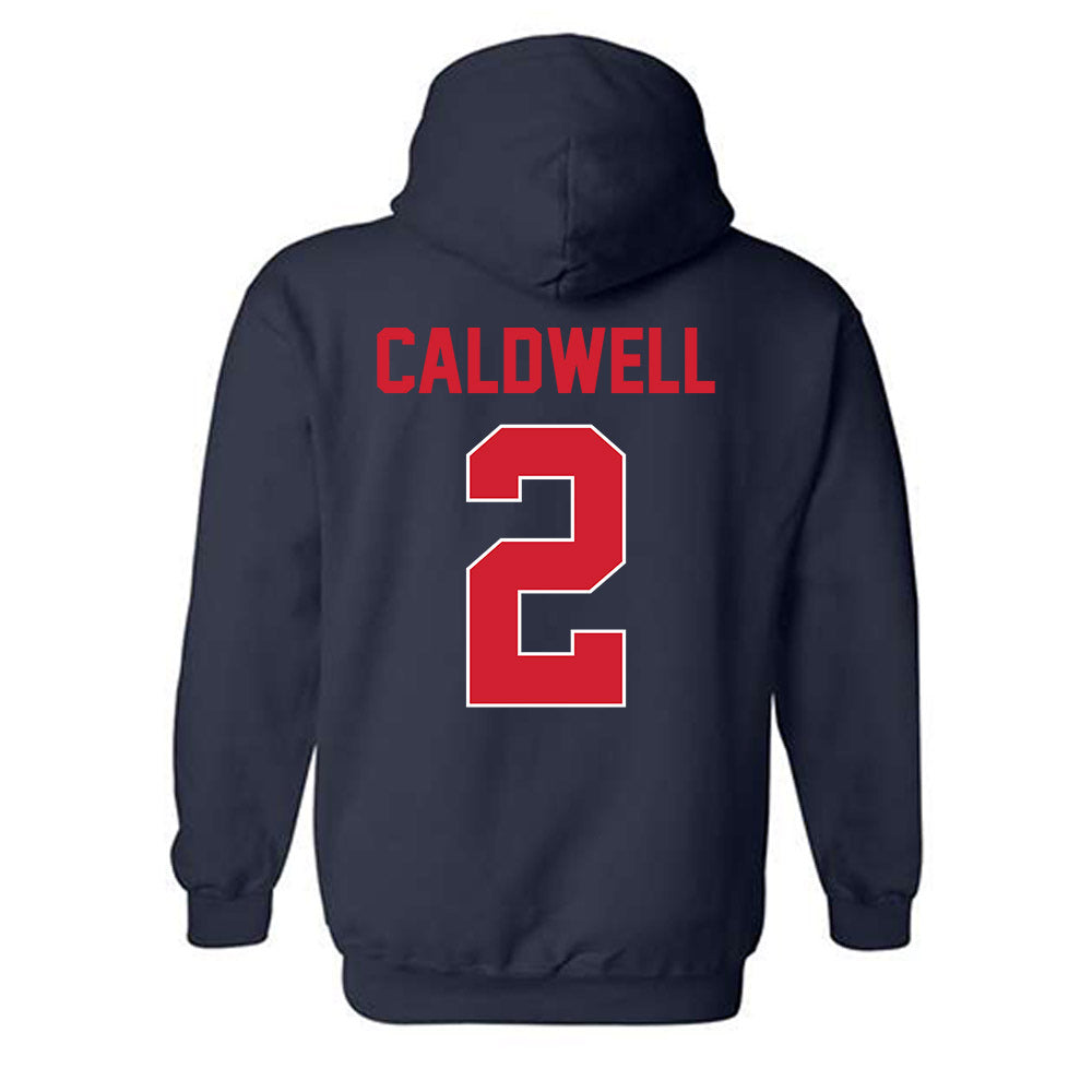 Ole Miss - NCAA Men's Basketball : TJ Caldwell - Hooded Sweatshirt