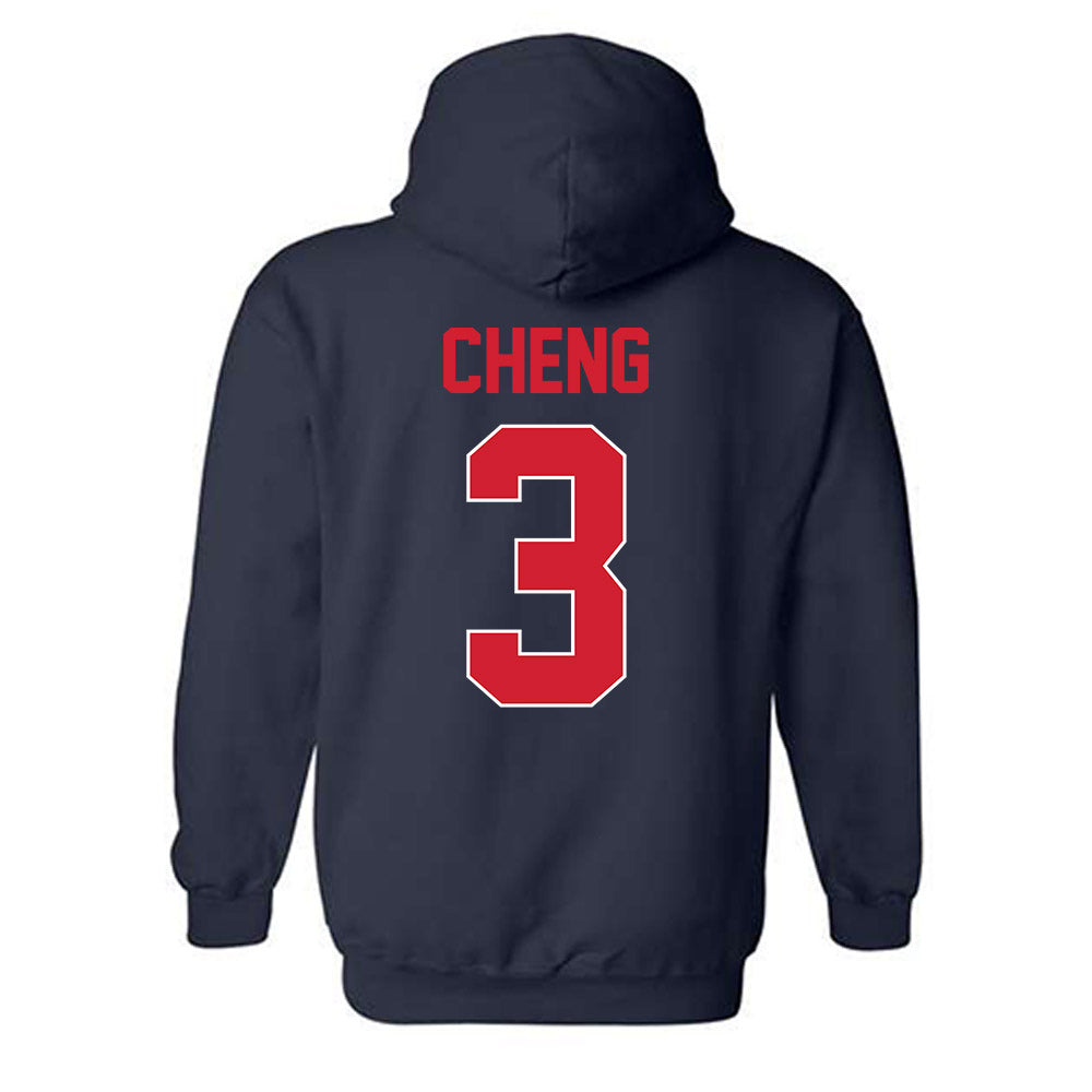 Ole Miss - NCAA Baseball : Luke Cheng - Hooded Sweatshirt-1